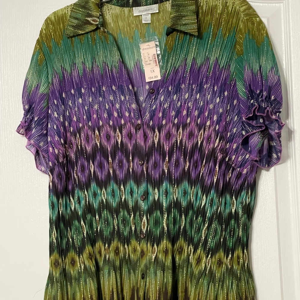 Woman top dress barn new 1X-3X